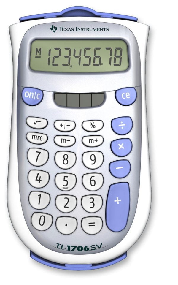 Texas Instruments TI-1706 SV Basic Calculator